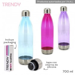 BOTELLA PLASTICA TRENDY 11419