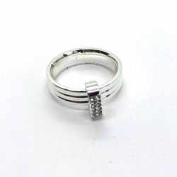 ANILLO ACERO BLANCO ART 1280-9