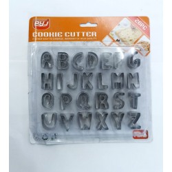 MOLDE LETRAS 26PCS 5563 HAJ