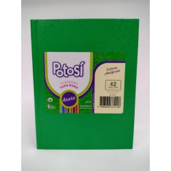 CUADERNO POTOSI X 42 HJS...