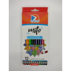 LAPIZ COLOR X12UNI BORRABLE...