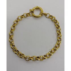 PULSERA ACERO DORADO15