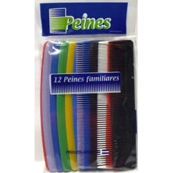 PEINE X12 FAMILIAR COLORES...