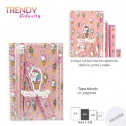 15134 - SET TRENDY STATIONERY