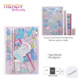 15136 - SET TRENDY STATIONERY