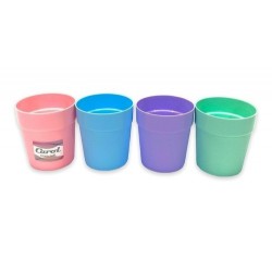 VASO PLASTICO X4 300ML...