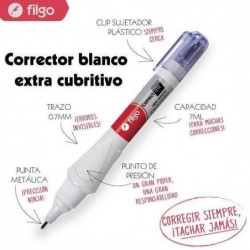 CORRECTOR EN LAPIZ FILGO...