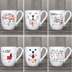 TAZA CONICA CHICA ANIMALES...