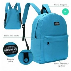 MOCHILA GOODPAK CELESTE...