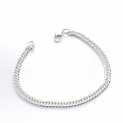 PULSERA ACERO BLANCO 20CM...