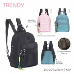 MOCHILA TRENDY ART 16475 CAN