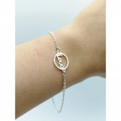 PULSERA ACERO BLANCO CON...