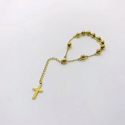 PULSERA ACERO DORADO...