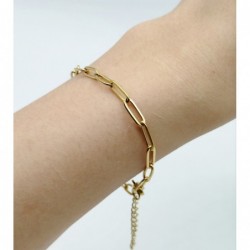 PULSERA ACERO DOR LONGX18...