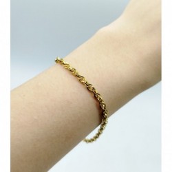 PULSERA ACERO DORADO...