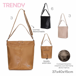 CARTERA TRENDY 37X40X15CM...