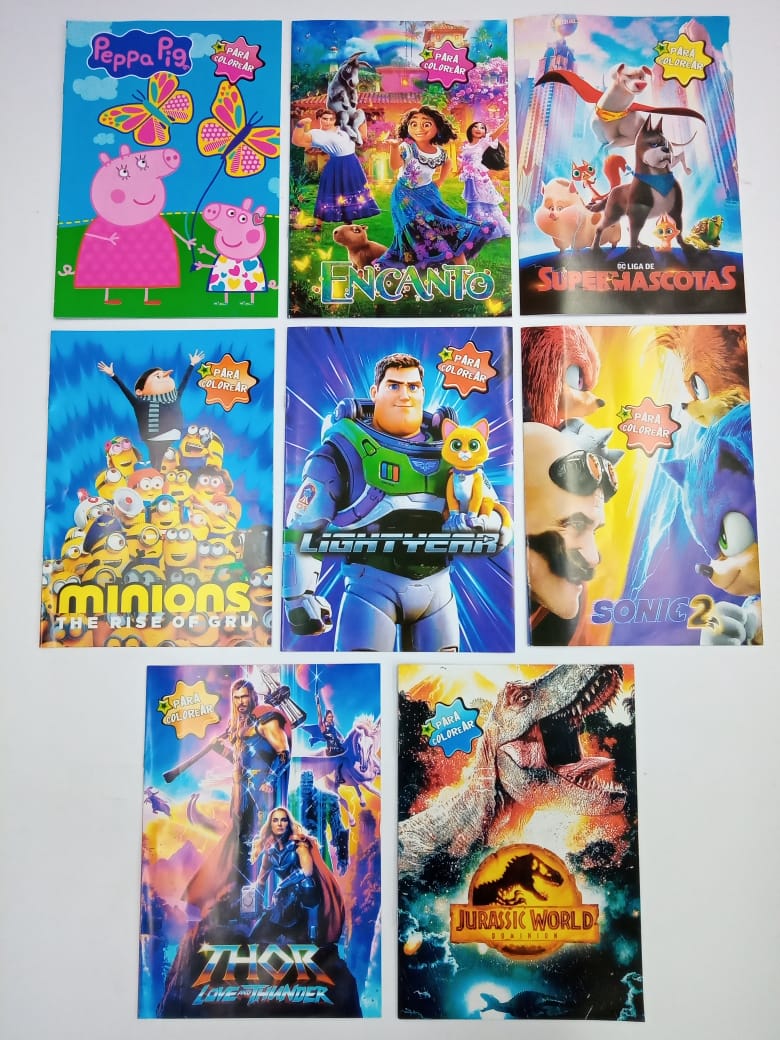 LIBRO PARA PINTAR INFANTIL VRS MODELOS AAN