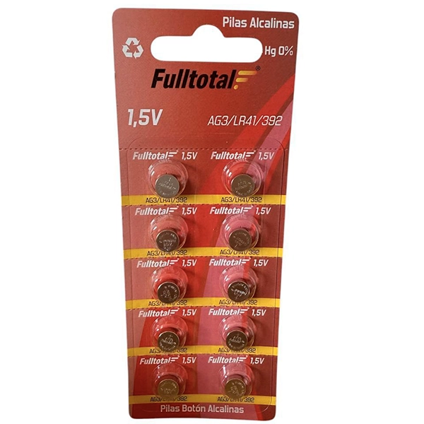 PILA AG3 ALCALINA FULLTOTAL ART 083-4041 EAO
