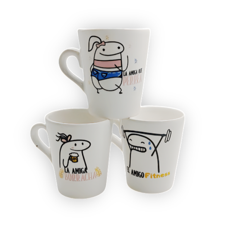 JARRO CONICO (TAZA) FELIZ DIA XUNID ART 300 IAO
