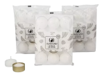 VELAS DE NOCHE BLANCAS ILUMINARTE X12 ART 004 DAÑ