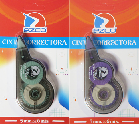 CINTA CORRECTORA 5MM X6MTS ART 306106 GAO