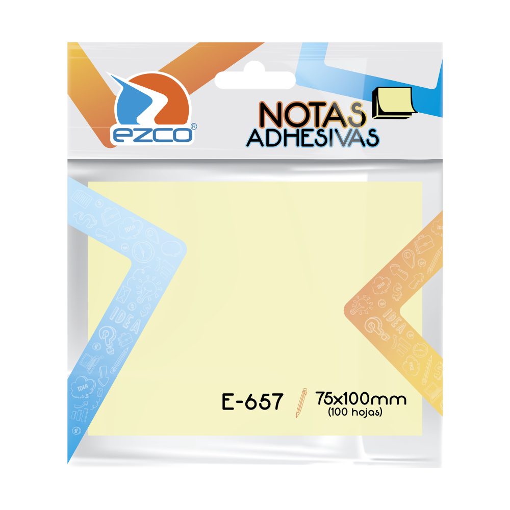 NOTAS AUTOAD 75X100MM E-657 EZCO IAO