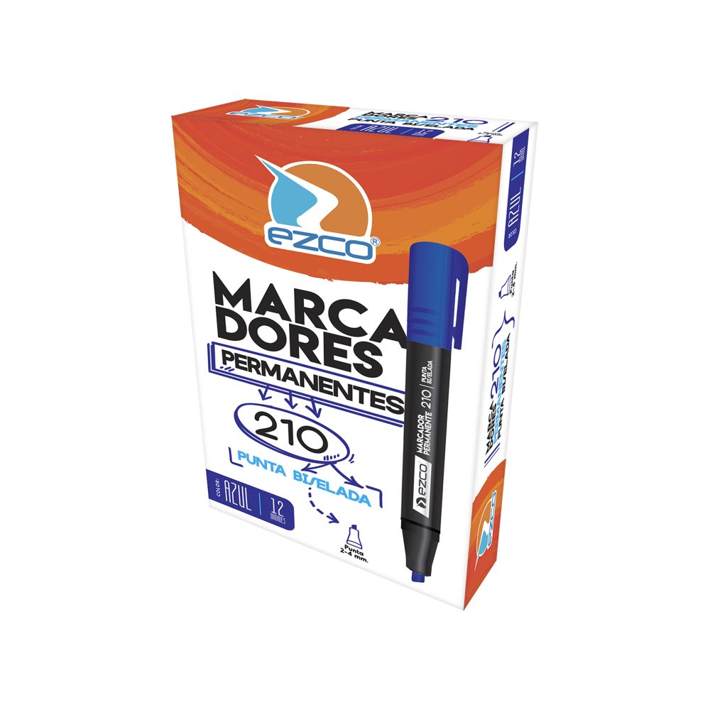 MARCADOR PERMANENTE BIS AZUL 210 EZCO ART 403210-A AAO
