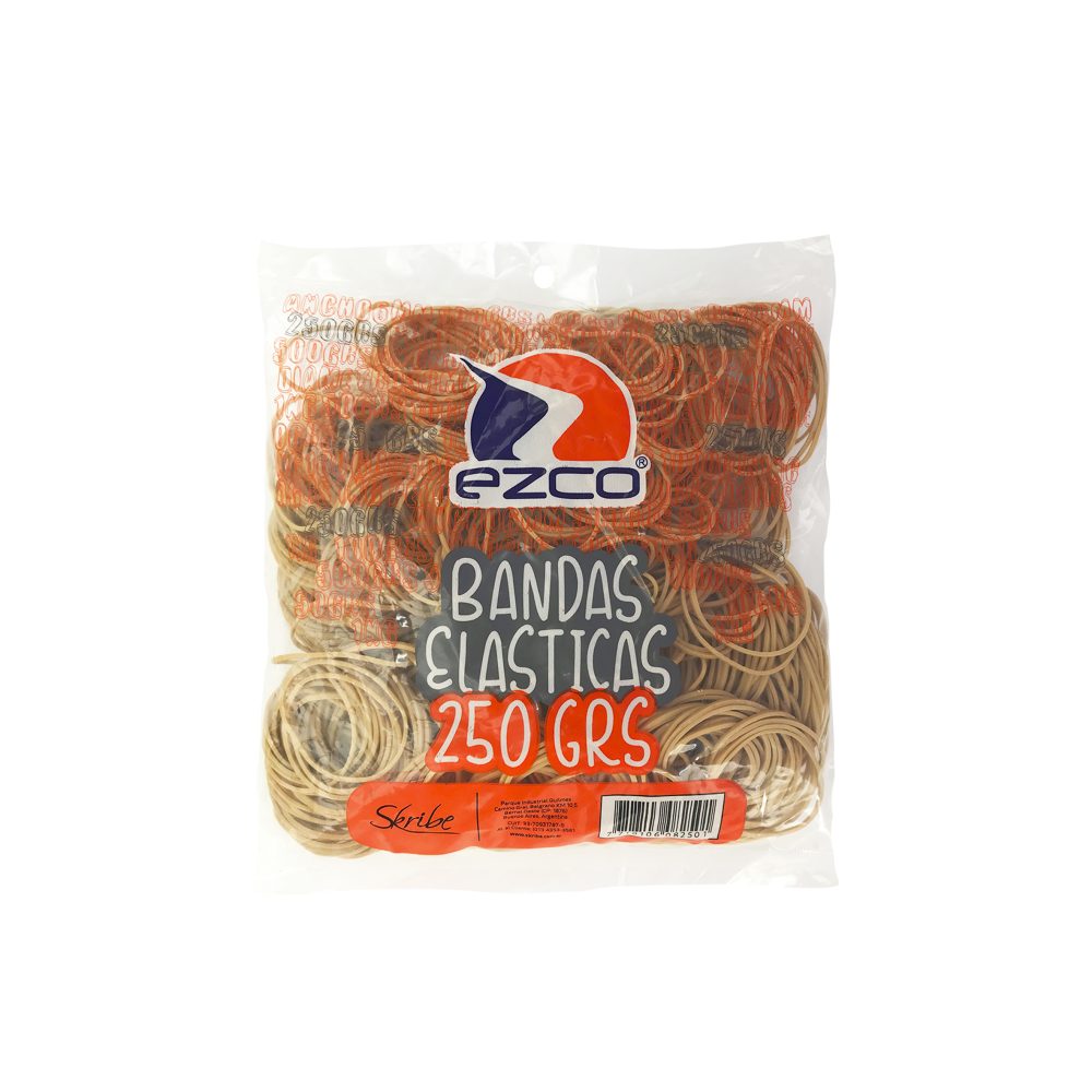 BANDAS ELASTICAS EZCO 250GRS ART 608250 JAN