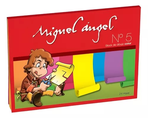 BLOCK MIGUEL ANGEL DIBUJO N°5 24H COLOR ART 712953 AAO