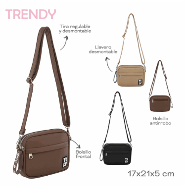 MORRAL TRENDY PARCHE ART 30210 JAÑ