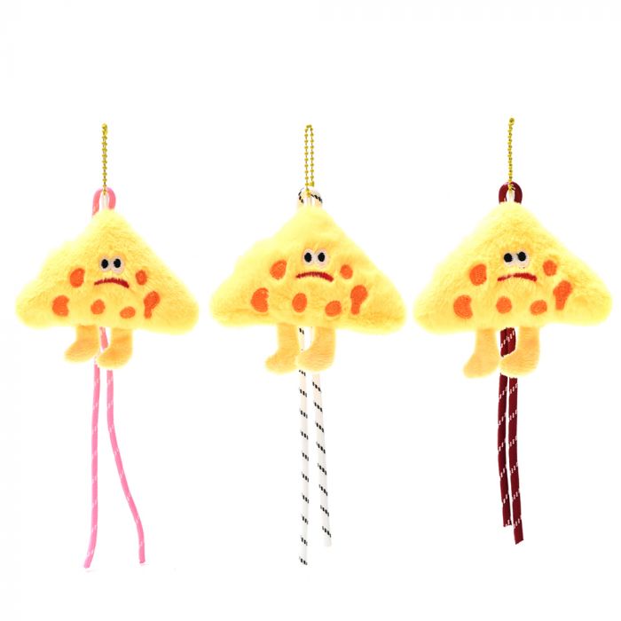 LLAVERO BAG CHARM PIZZA PELUCHE 20CM ART 41727 JAÑ