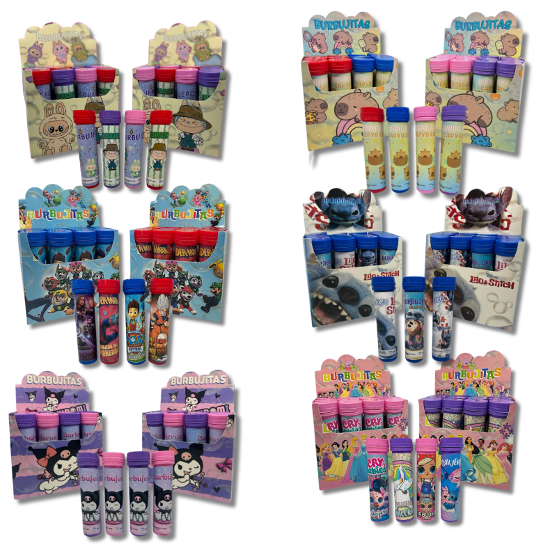 BURBUJERO VARIOS PERSONAJES ART 10276 FAO