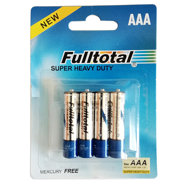 PILA AAA FULLTOTAL SUPER HEAVY DUTY BLISTER X4UNID EAO