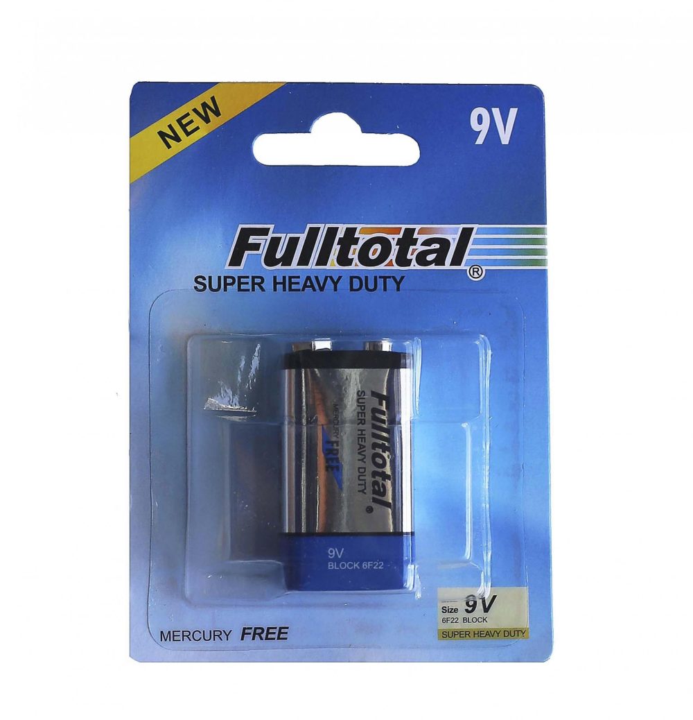 BATERIA 9V FULLTOTAL SUPER HEAVY DUTY HAO