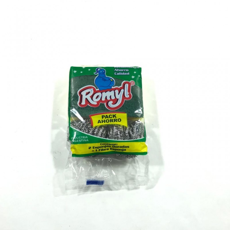 PACK AHORRO 2 DORADAS + 1 FIBRAESPONJA ART 10 LAÑ