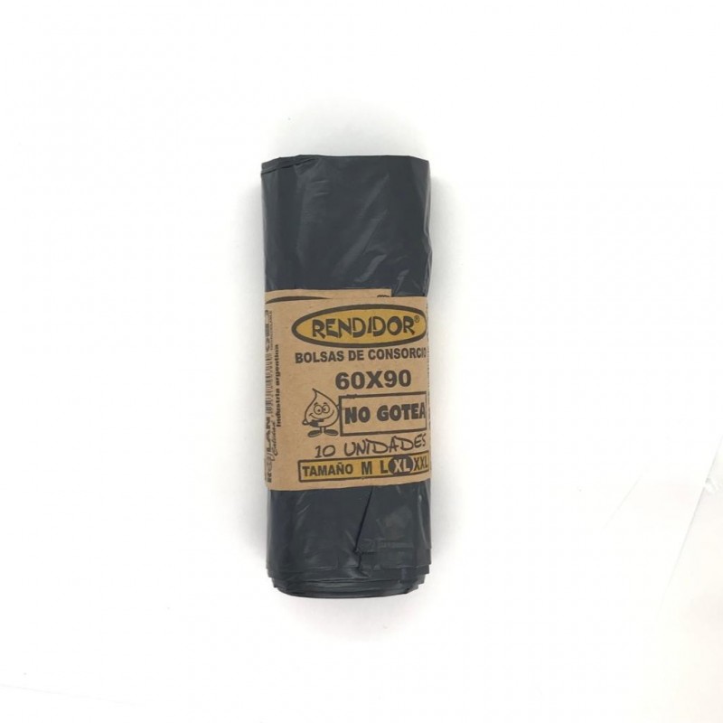 BOLSAS P/CONSORCIO ROLLO 60X90 X10UNID NEGRO ART 4094 CAO