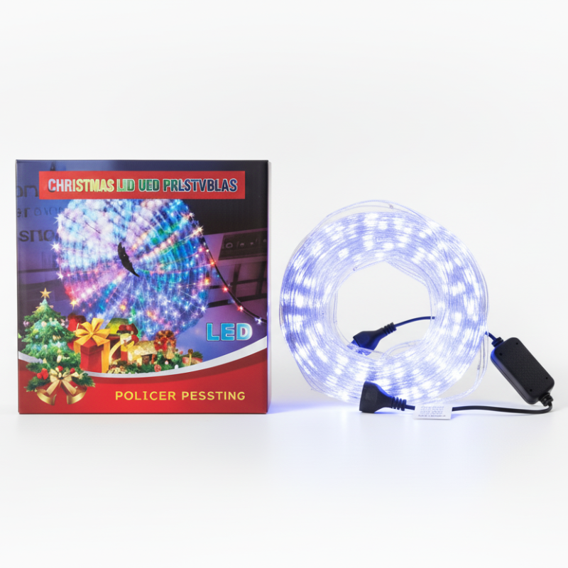 MANGUERA LUCES NAVIDAD BLANCA  10MTS ART POL14 IAO