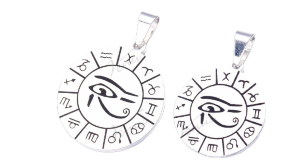 DIJE ACERO BLANCO OJO ART 24DI04P GAÑ