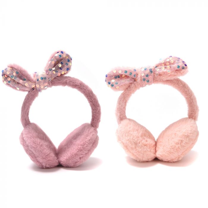 OREJERA INFANTIL MOÑO CON LENTEJUELAS ART 32323 CAO