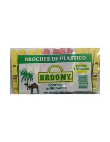 BROCHES DE PLASTICO REFORZADOS X12UNI ART 0009 CAO