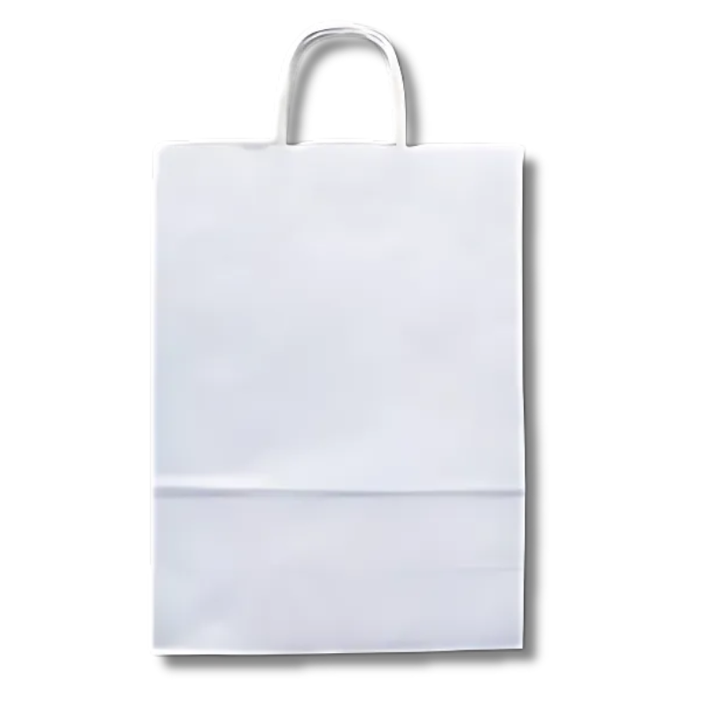 BOLSA LISA BLANCA 30X12X41CM LAÑ