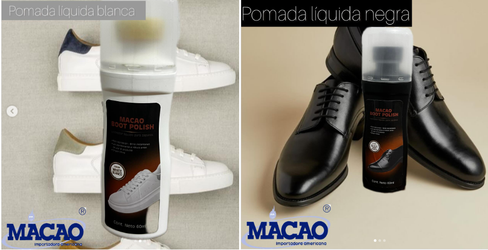 POMADA LIQUIDA NEGRA/MARRON/BLANCA 60ML MACAO KPL DAO