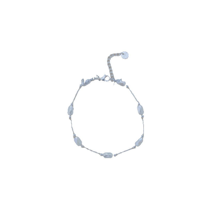 PULSERA ACERO PERLA INTERCALAD APUDI461 AAO