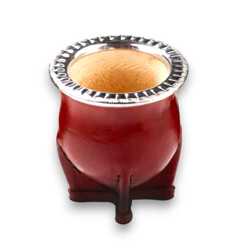 MATE CAMIONERO CALABAZA C/VIROLA ALUMINIO CINCELADA KAÑ