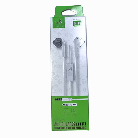AURICULARES C/CABLE Y MICROF. INTEGRADO XUNID RE1005 EAO