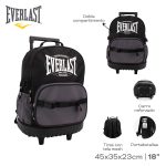 MOCHILA CARRO EVERLAST 45X35X23CM 18" ART 28064 AAO