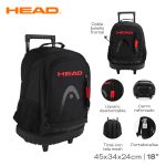 MOCHILA CARRO HEAD 51X34X24CM 20" ART 28070 AAO