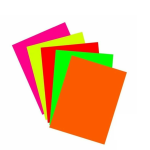 CARTULINA FLUO 45X63CM COLORES VARIOS AAO