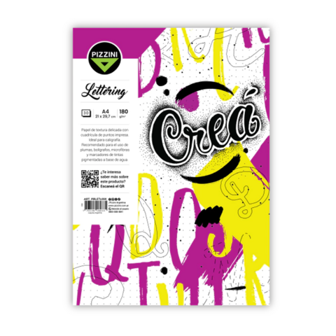 BLOCK LETTERING 180GRS/M2 A4 30HJS ART PBLETX30A AAO