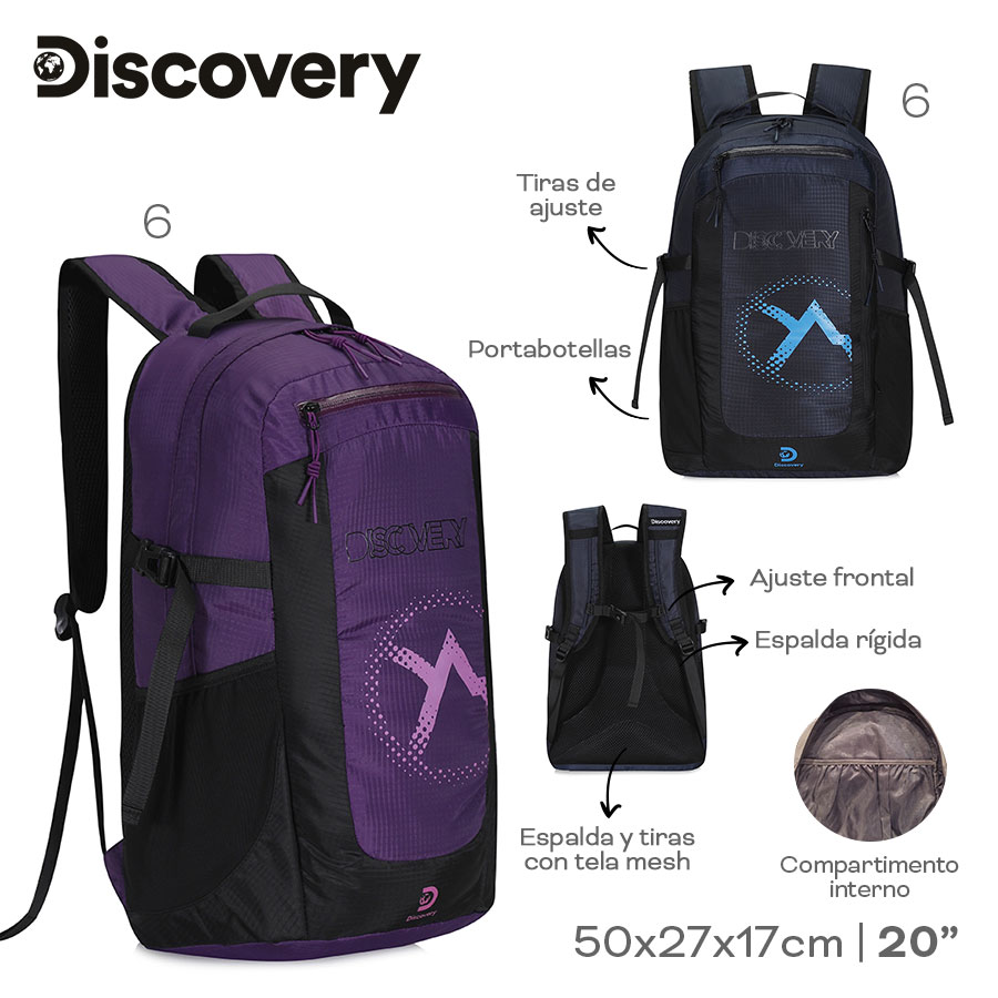 MOCHILA DISCOVERY 50X27X17CM ART 16942 BAÑ